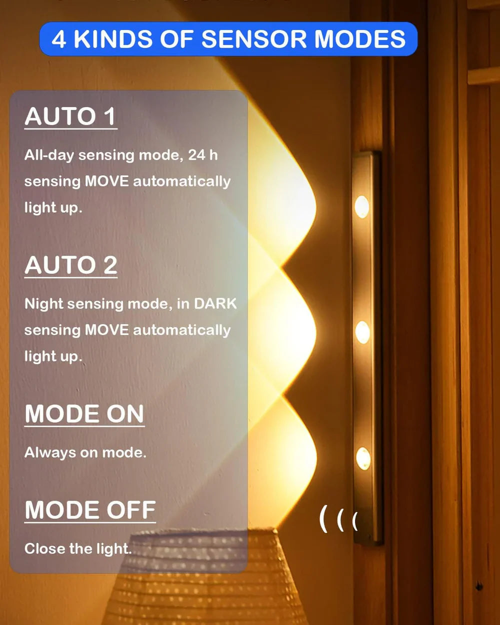 Motion Sensor Cabinet Light