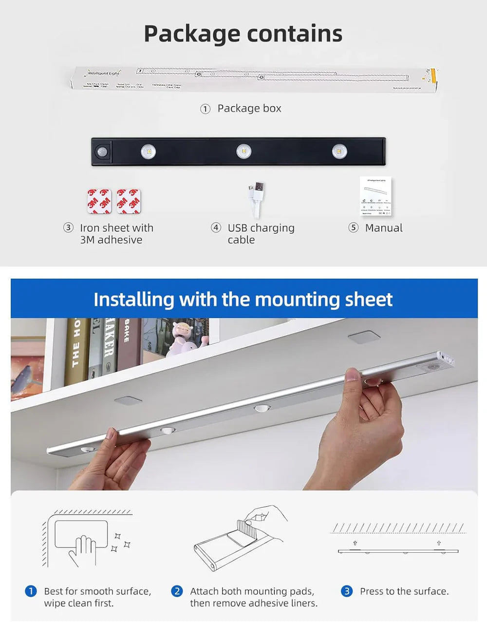 Motion Sensor Cabinet Light